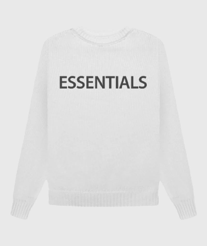 Essentials Overlapped Sweatshirt White