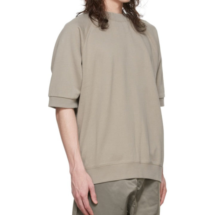 Essentials Taupe Cotton Sweatshirt Grey