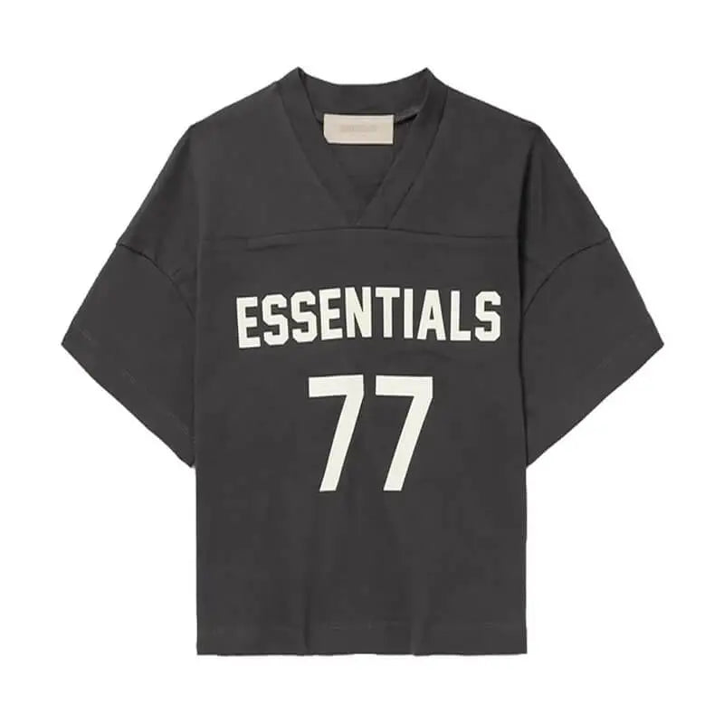 Essentials Fear Of God Kids Football T-Shirt Black