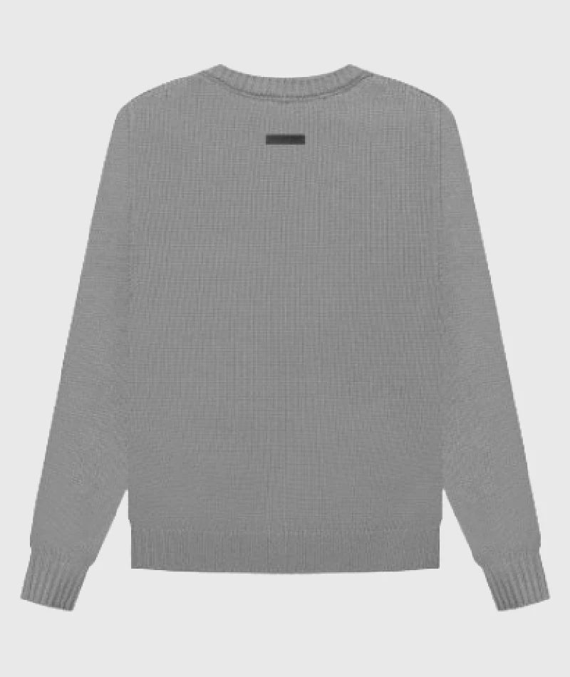 Essentials Fear Of God Overlapped Sweatshirt Grey