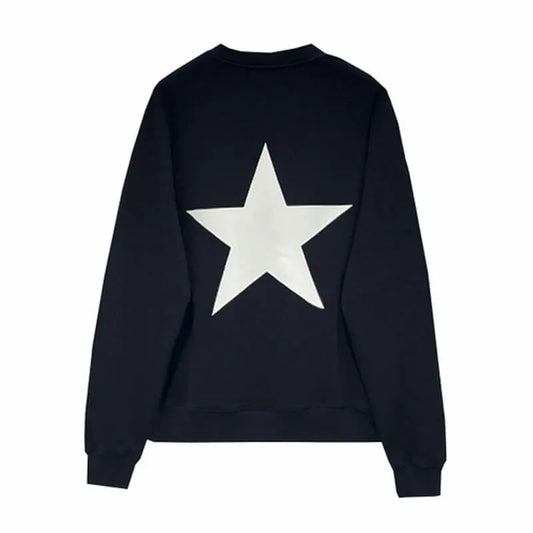 Essentials Fear Of God Star Sweatshirt Black