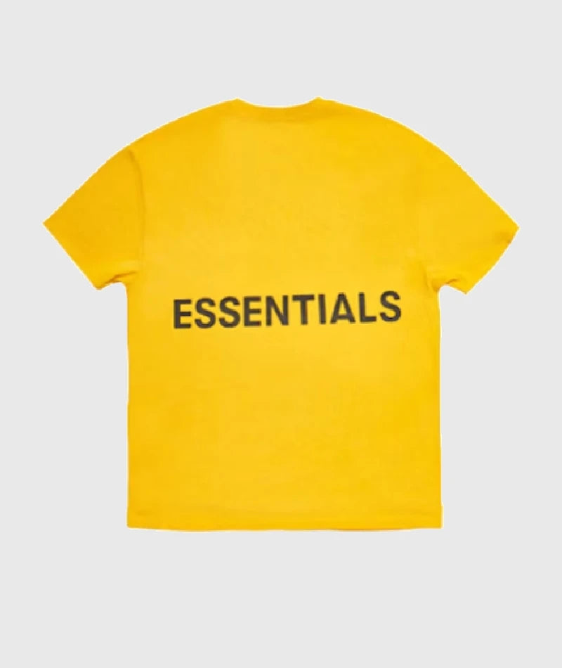 Fear of God Essentials Applique Logo T-Shirt Yellow