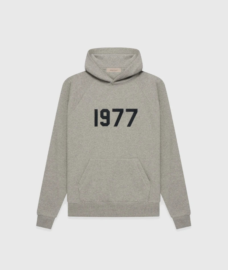 Essentials 1977 Dark Hoodie Gray