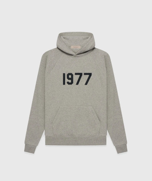 Essentials 1977 Dark Hoodie Gray