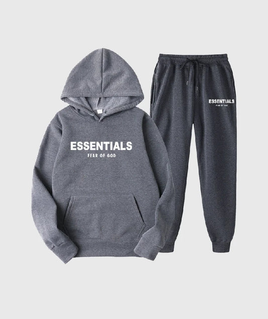 Essentials Fear of God Dark Tracksuits Grey