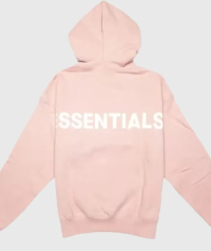 Essentials Fear of God Pink 3M Logo HoodiePullover