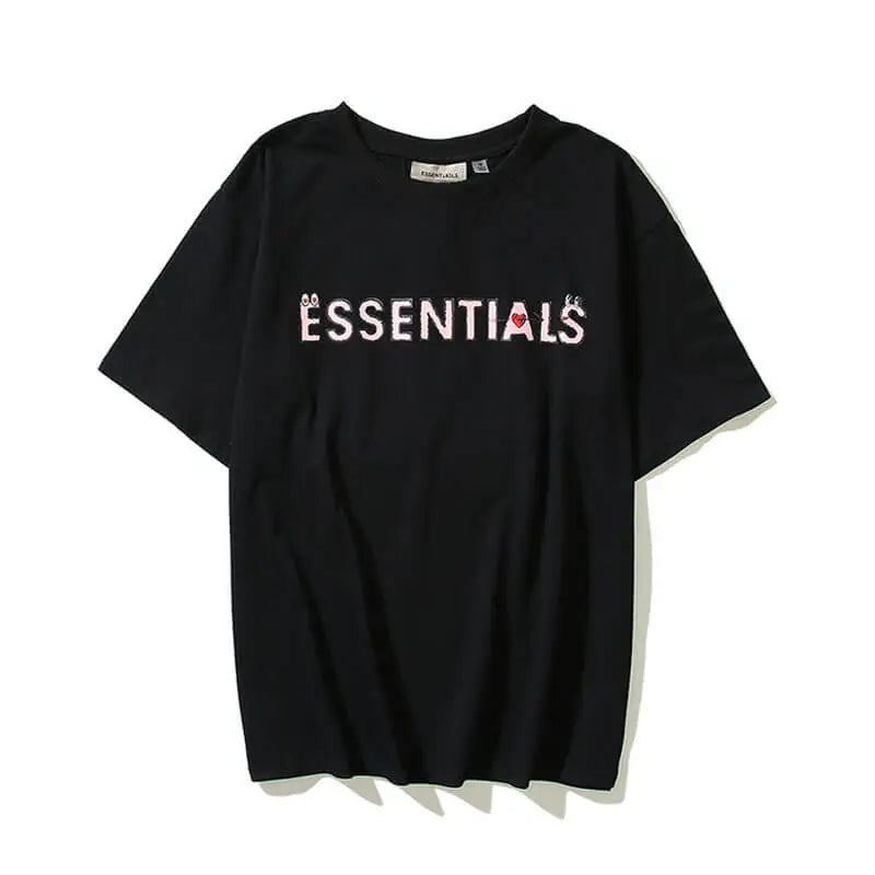 Essentials Funny Flowers T-Shirt Black