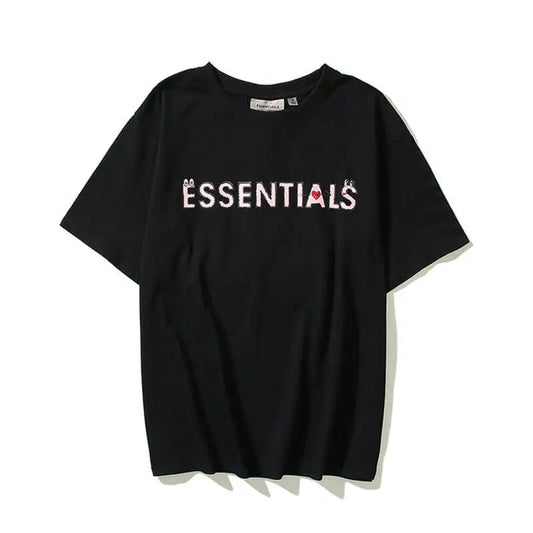 Essentials Funny Flowers T-Shirt Black