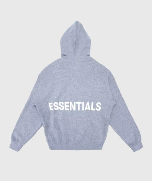 Essentials Graphic Pullover Hoodie Grey