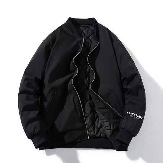 Essentials Iridescent Puffer Jacket Black