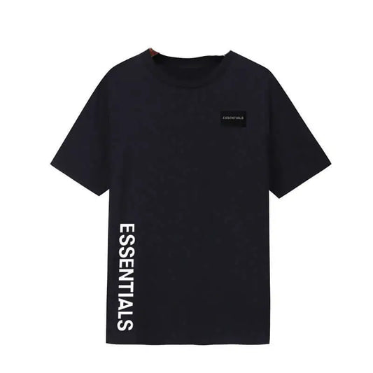 Essentials Side Print Logo T-Shirt Black