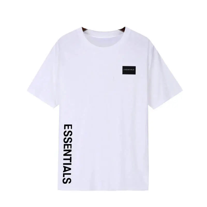 Essential Side Print Logo T-Shirt White