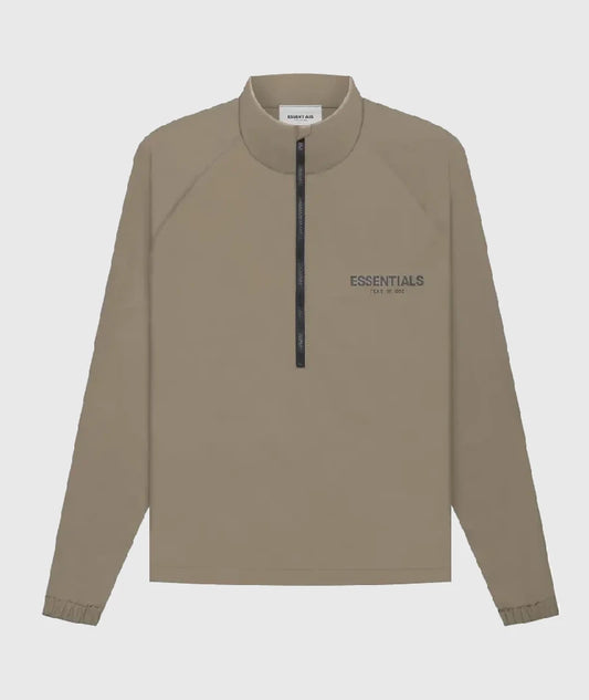 Essentials Summer Half Zip Harvest Jacket Track