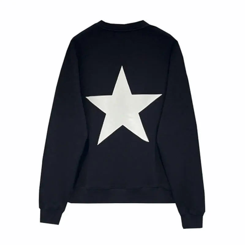 Essentials Fear Of God Star Sweatshirt Black