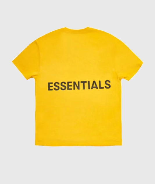 Fear of God Essentials Applique Logo T-Shirt Yellow
