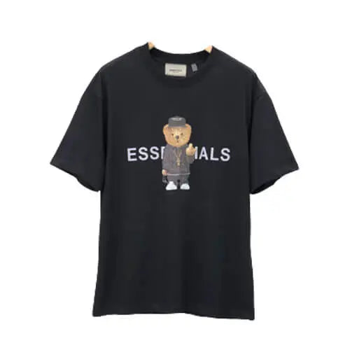 Loose Letter Bear printing Essentials T-Shirt Logo